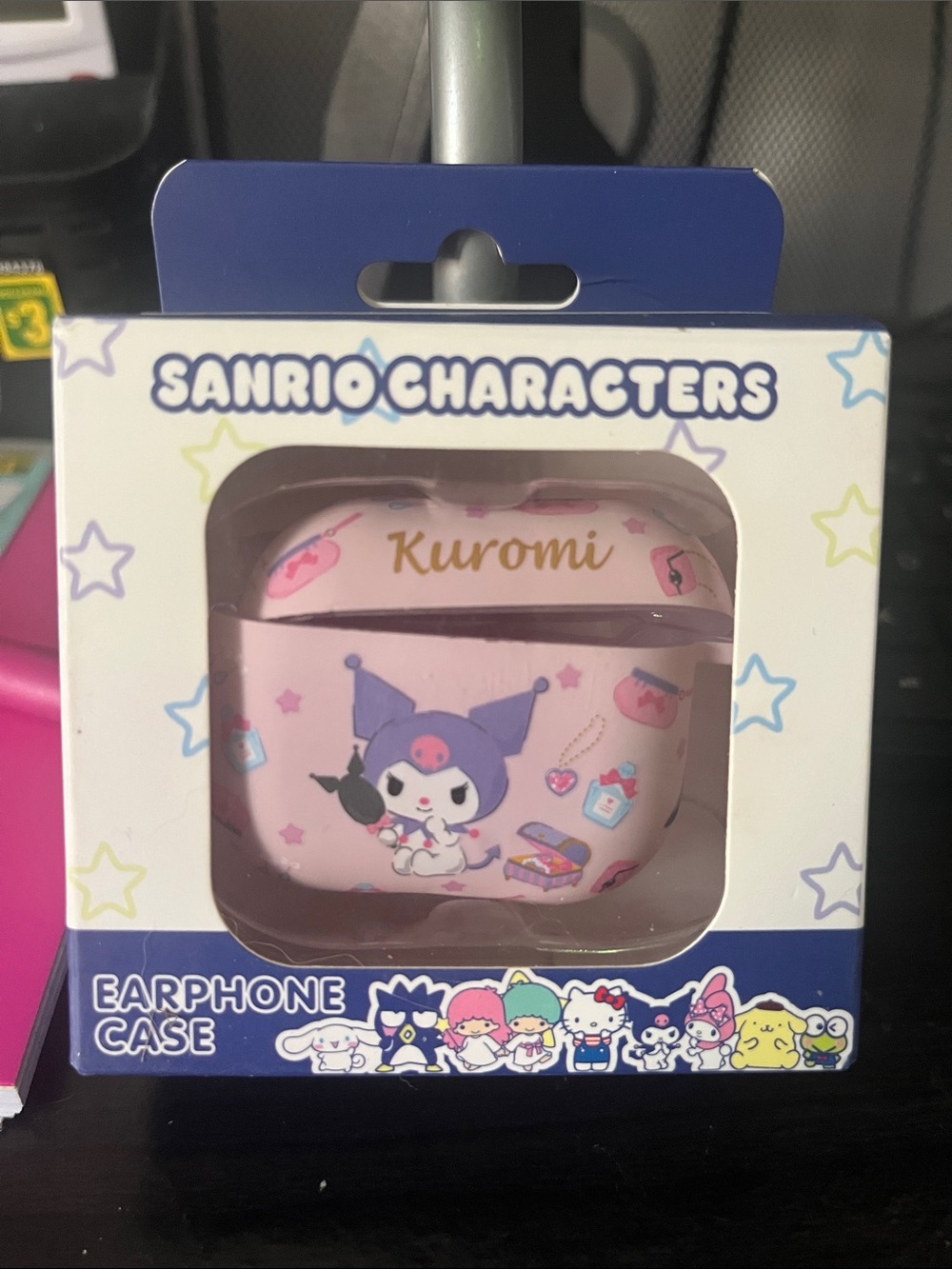 Sanrio Kuromi Pink and Purple Earphone Case